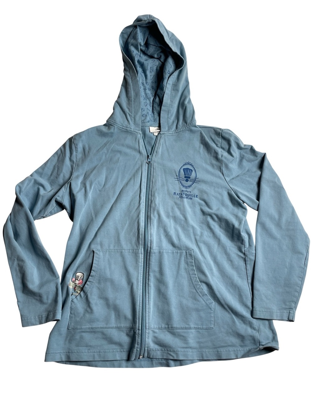 Disney Light Blue Ratatouille Hooded Zip-Up Jacket